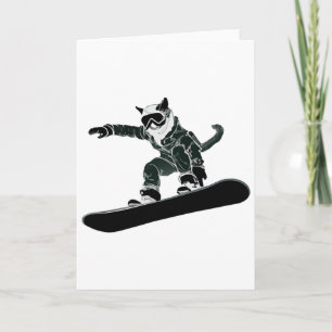 Ski Snowboard Goggles Funny Skiing Snowboarding Ca Card