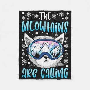 Ski Snowboard Goggles Funny Skiing Snowboarding Ca Fleece Blanket