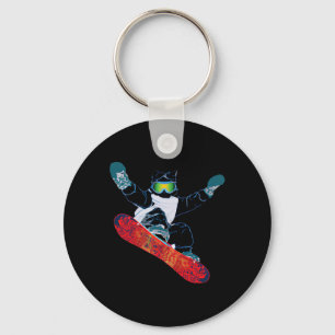 Ski Snowboard Goggles Funny Skiing Snowboarding Ca Key Ring