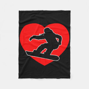 Ski Snowboard Goggles Funny Skiing Snowboarding Gi Fleece Blanket