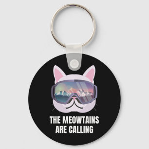 Ski Snowboard Goggles Funny Skiing Snowboarding  Key Ring