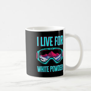 Ski Snowboard Goggles Vintage 80s 90s Skiing Retro Coffee Mug