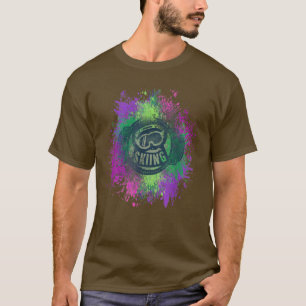 Ski Snowboard Nature Treehugger Skiing Mountain Ap T-Shirt