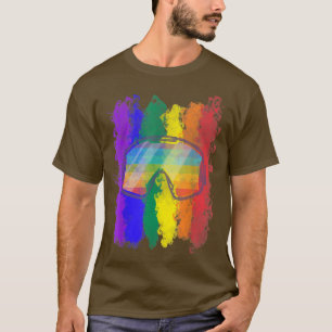 Ski Snowboard Snow Goggles Skiing Mountain Ape Sno T-Shirt