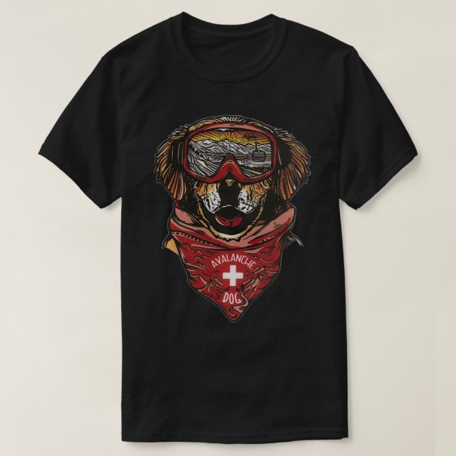 Ski Snowboard  T-Shirt (Design Front)