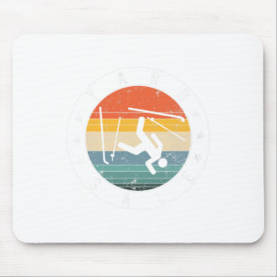 Ski Snowboard Yard Sale Skiing Snow Mountain Winte Mouse Mat