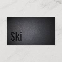 Ski Snowboarding Instructor Dark Minimalist