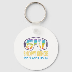 Ski Snowy Range Wyoming Skiing Vacation  Key Ring