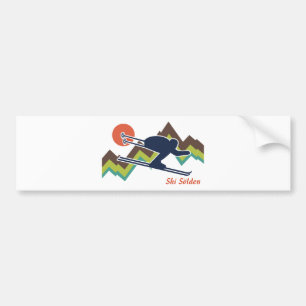 Ski Solden Bumper Sticker