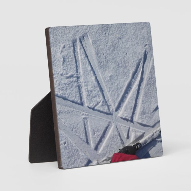 Ski Star Desktop Plaque (Front)