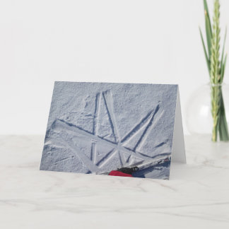 Ski Star Notecard