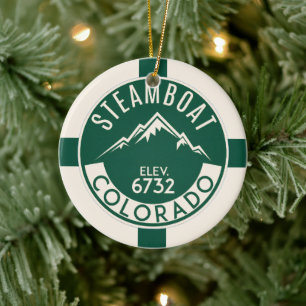 Ski Steamboat Ornament