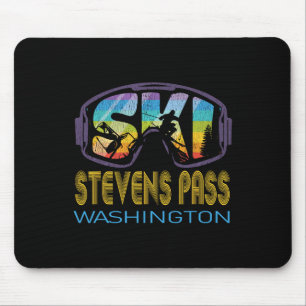 Ski Stevens P Washington Skiing Vacation Mouse Mat