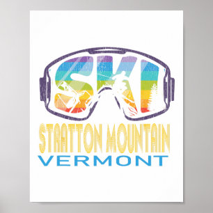 Ski Stratton Mountain Vermont Skiing Vacation  Poster
