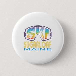 Ski Sugarloaf Maine Skiing Vacation 6 Cm Round Badge
