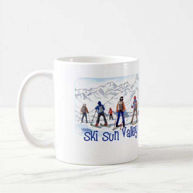 Ski Sun Valley, Idaho Coffee Mug (Left)