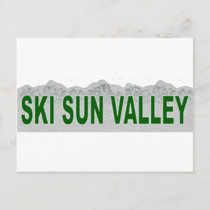 Ski Sun Valley Postcard