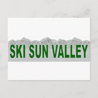 Ski Sun Valley Postcard