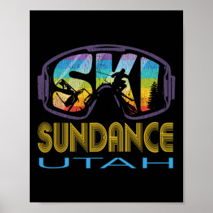 Ski Sundance Utah Skiing Vacation Poster