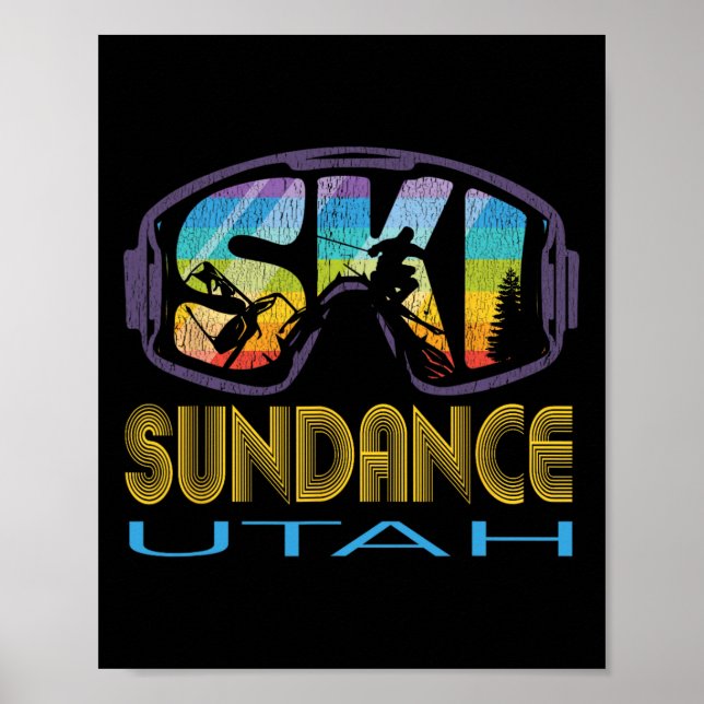 Ski Sundance Utah Skiing Vacation  Poster (Front)