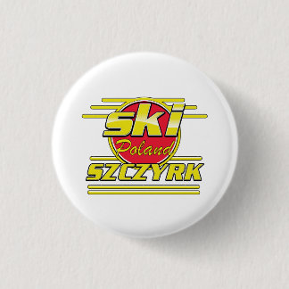 Ski Szczyrk Poland 80s logo 3 Cm Round Badge