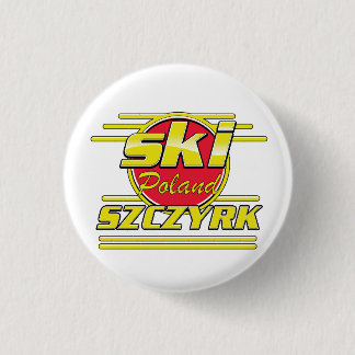 Ski Szczyrk Poland 80s logo 3 Cm Round Badge