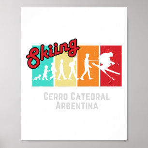 Ski T Cerro Catedral Argentina For Men And Women S Poster