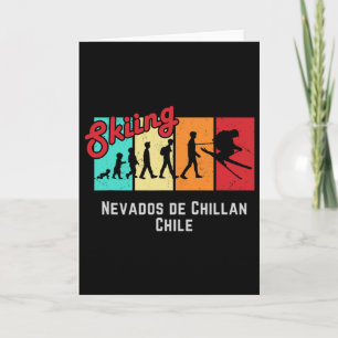 Ski T Nevados De Chillan Chile For Men And Women S Card