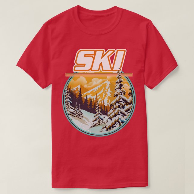 Ski T-Shirt (Design Front)