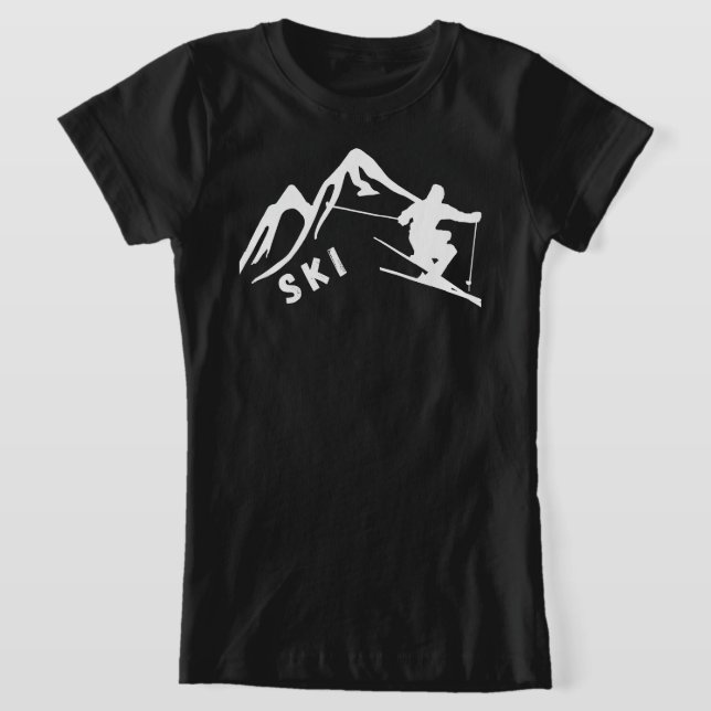 Ski T-Shirt (Laydown)