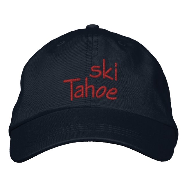 Ski Tahoe Embroidered Hat (Front)