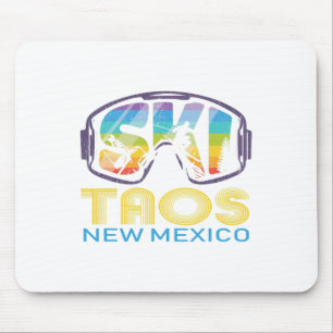 Ski Taos New Mexico Skiing Vacation Mouse Mat