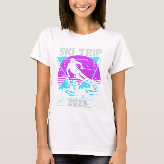 Ski Trip 2026 - Matching Family Snow Skiing Vacati T-Shirt (Front)