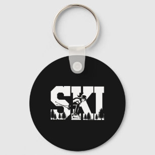 Ski Trip Skiing Key Ring