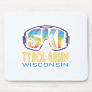 Ski Tyrol Sin Wisconsin Skiing Vacation Mouse Mat