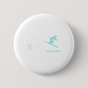 Ski Uncle Shirt 6 Cm Round Badge