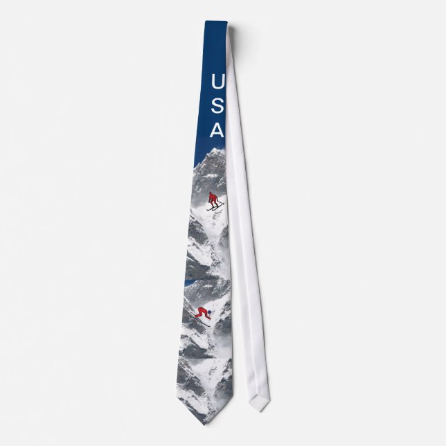 Ski USA Tie (Front)
