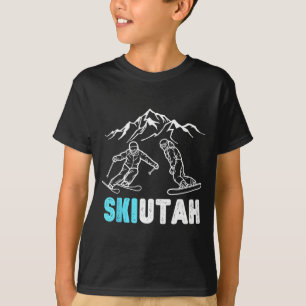 Ski utah skiing snowboarding vacation souvenir T-Shirt