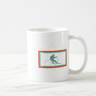 Ski Vail Co Vintage Colorado Skiing Cool Vail Skie Coffee Mug