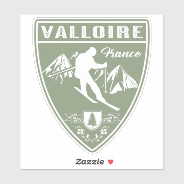 Ski Valloire France (Sheet)
