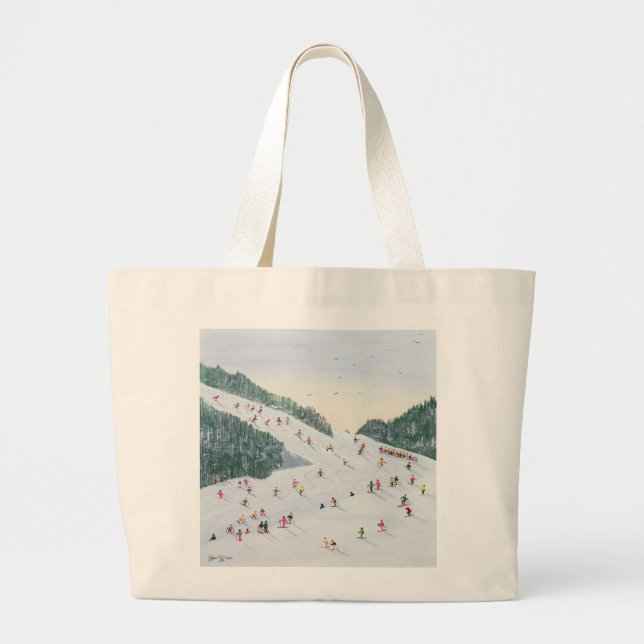 Ski-vening 1995 large tote bag (Front)