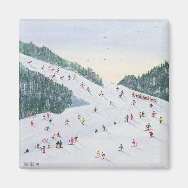 Ski-vening 1995 magnet (Front)