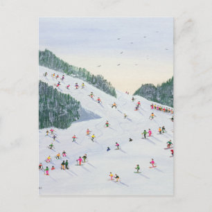 Ski-vening 1995 postcard