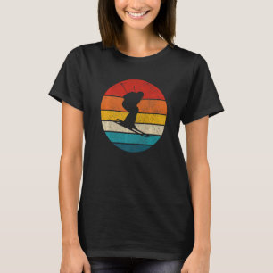 Ski Vintage Skier Retro Downhill Skiing T-Shirt