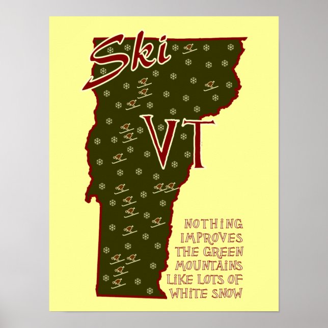 Ski VT Poster (Front)