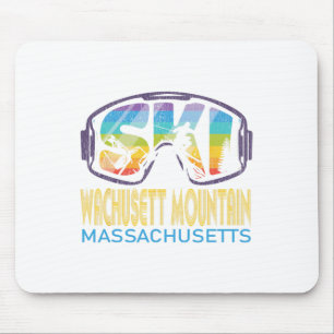 Ski Wachusett Mountain Machusetts Skiing Vacation Mouse Mat