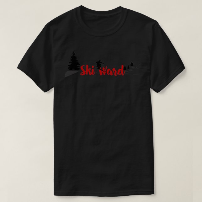 Ski Ward Ski Long T-Shirt (Design Front)