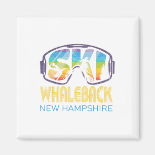 Ski Whaleck New Hampshire Skiing Vacation Magnet
