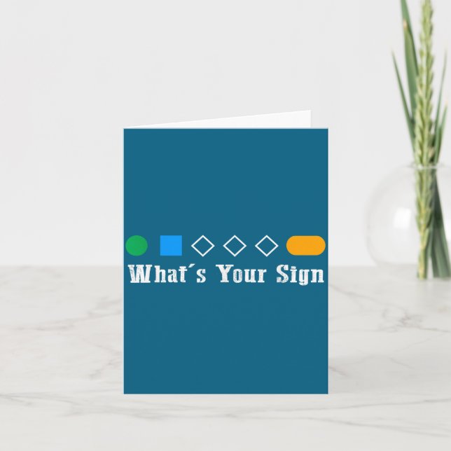 Ski What Is Your Sign Funny Skier Men Snowboard Sk Card (Front)