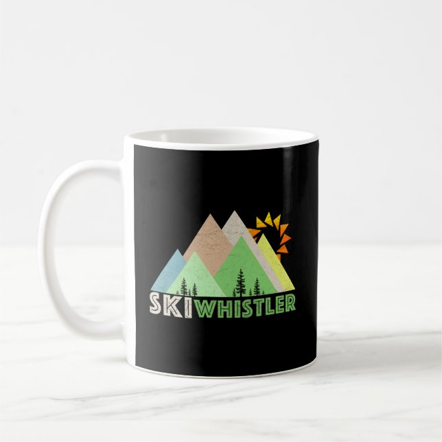 Ski Whistler Whistler Bc Coffee Mug (Left)
